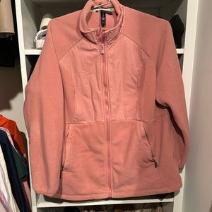 Fleece full zip up jacket